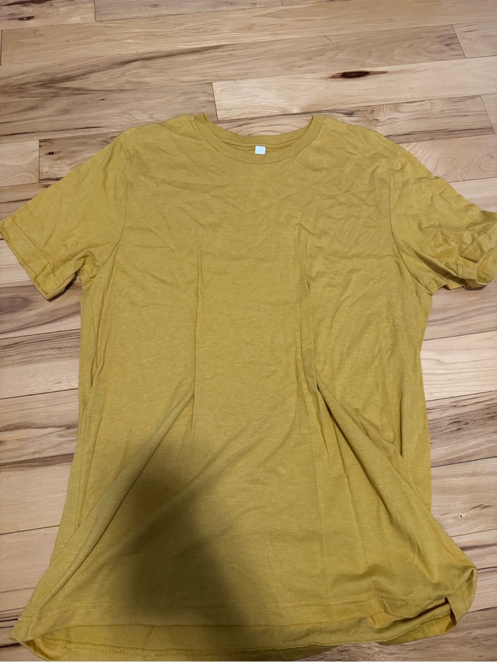 Bella Canvas Mustard Yellow Short Sleeve Crew Tee
